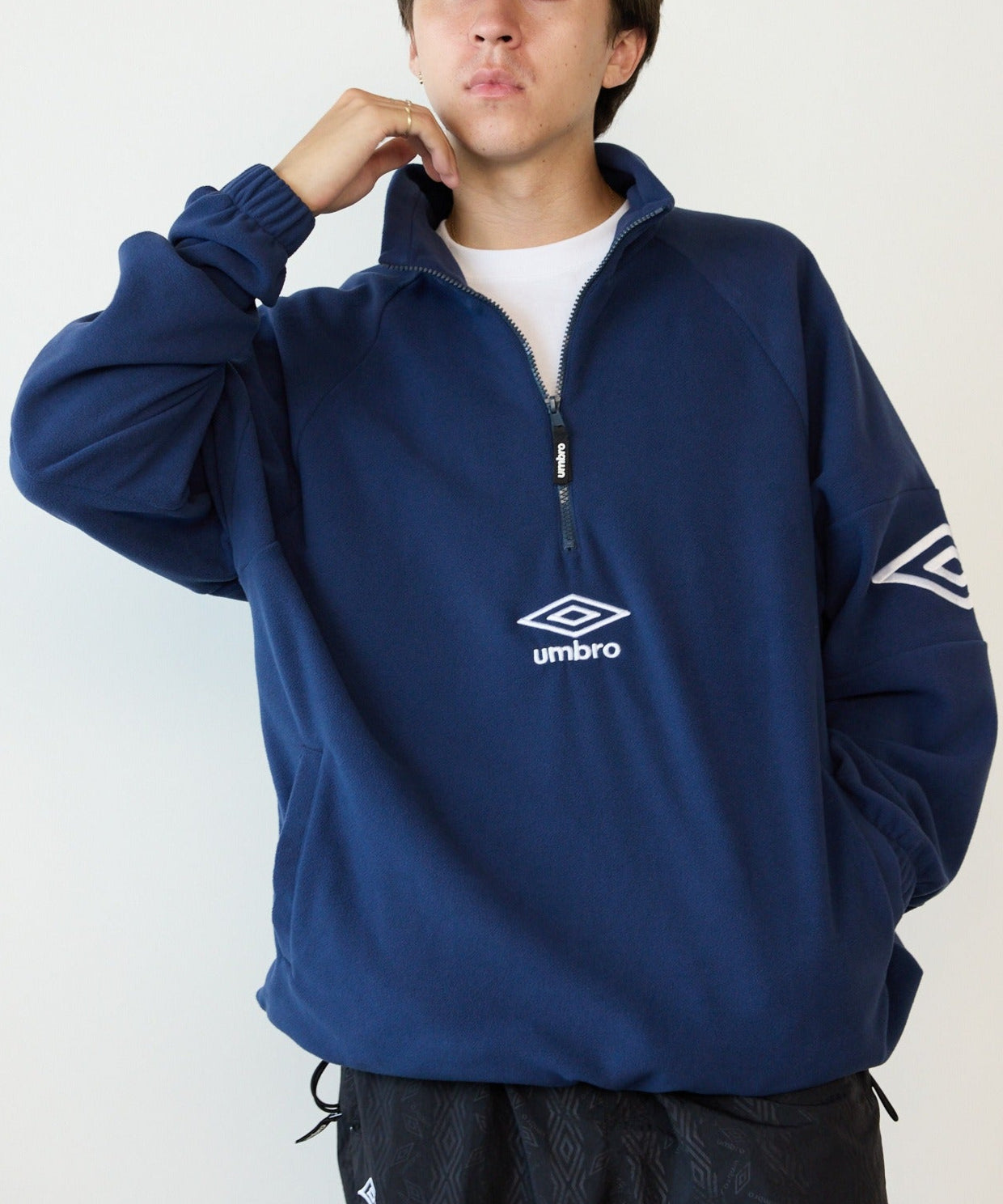 【予約】UMBRO / Half zip jacket フリース