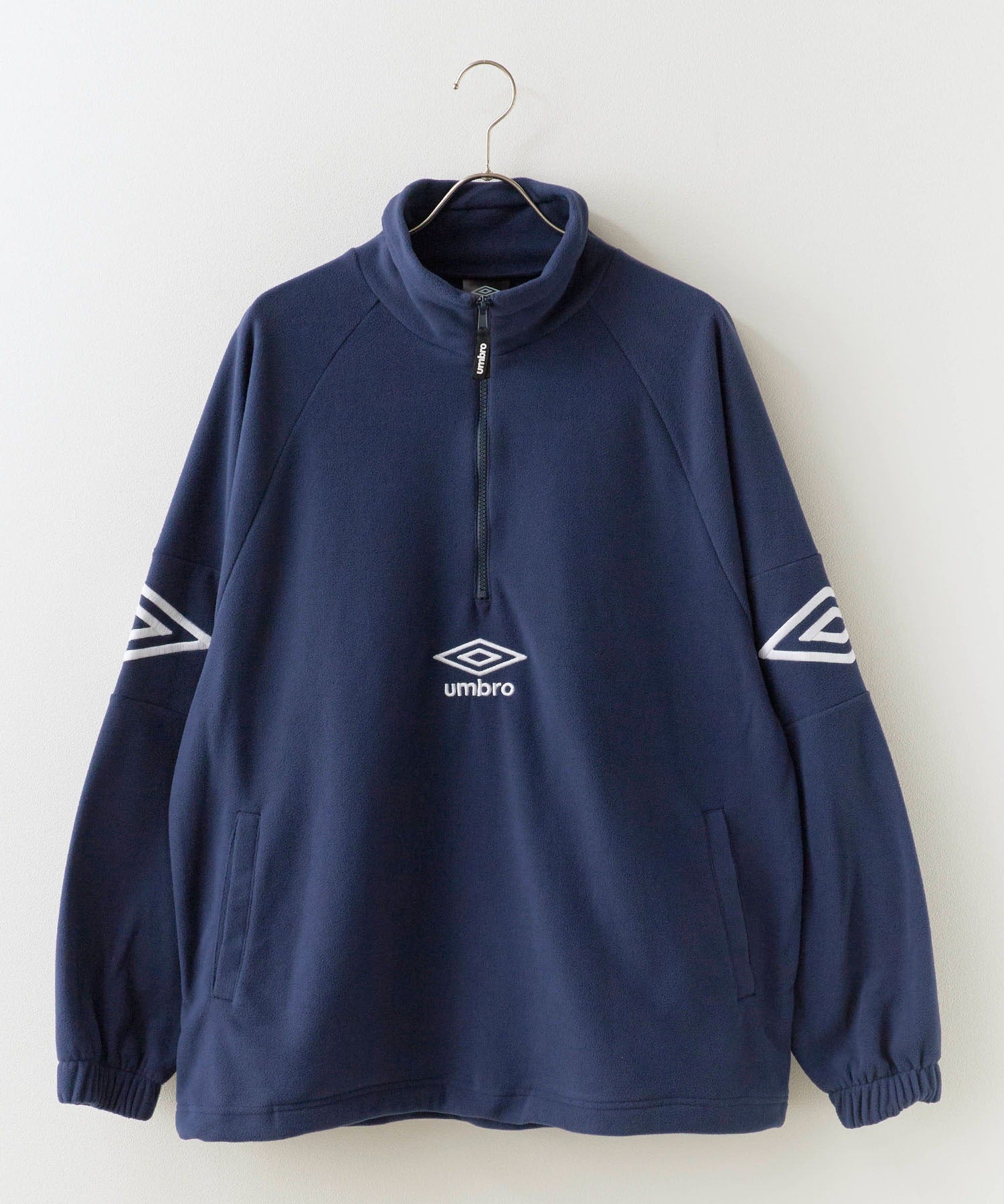 【予約】UMBRO / Half zip jacket フリース