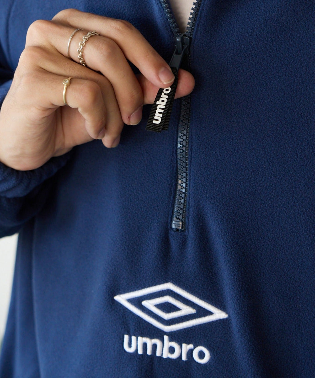 【予約】UMBRO / Half zip jacket フリース