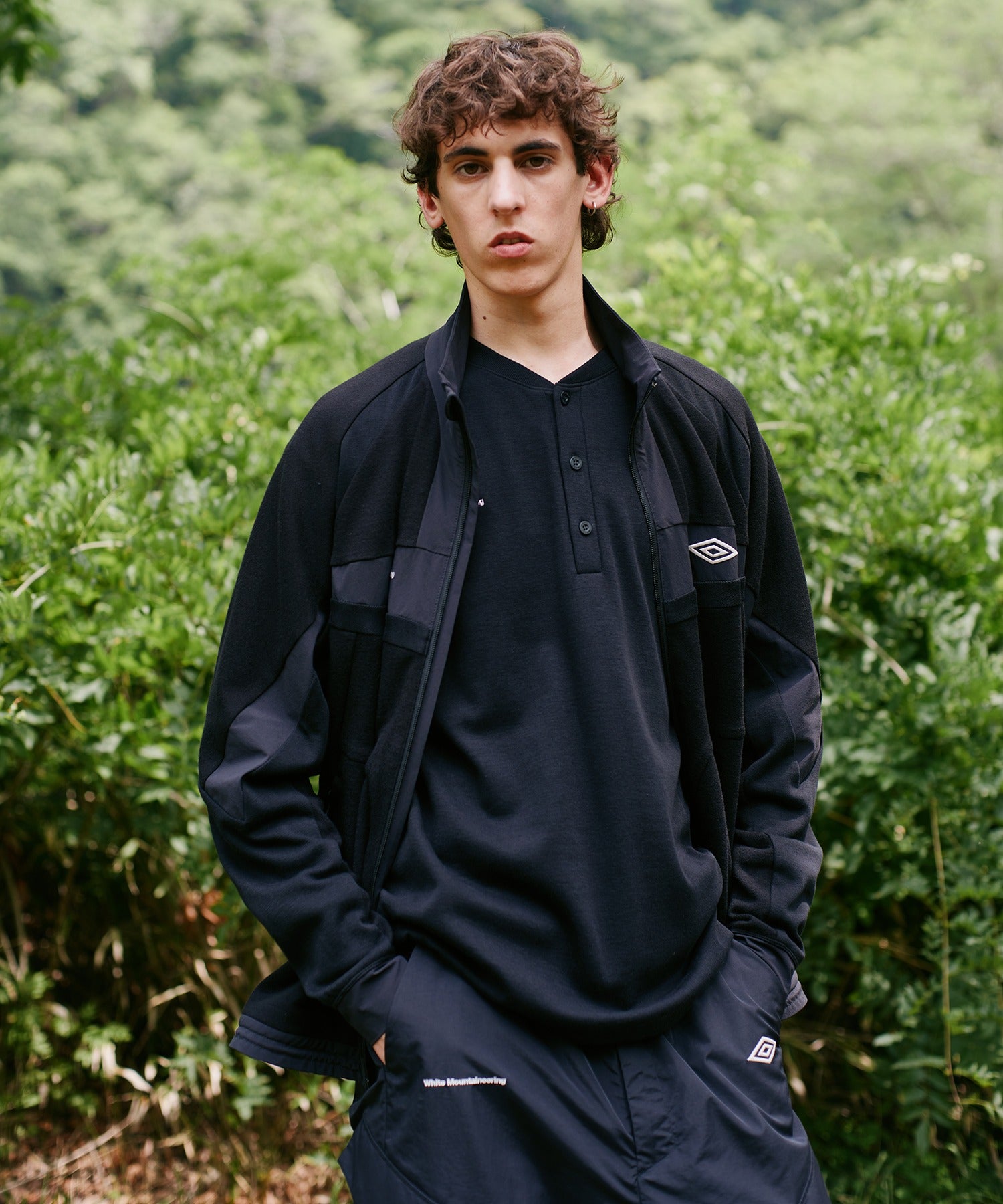 White Mountaineering×UMBRO / HENRY NECK L/S T-SHIRT