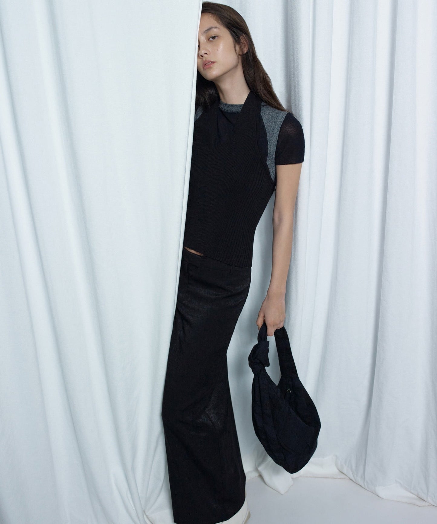 anggae/アンゲ KNOT TUBE BAG (S) ショルダーバッグ