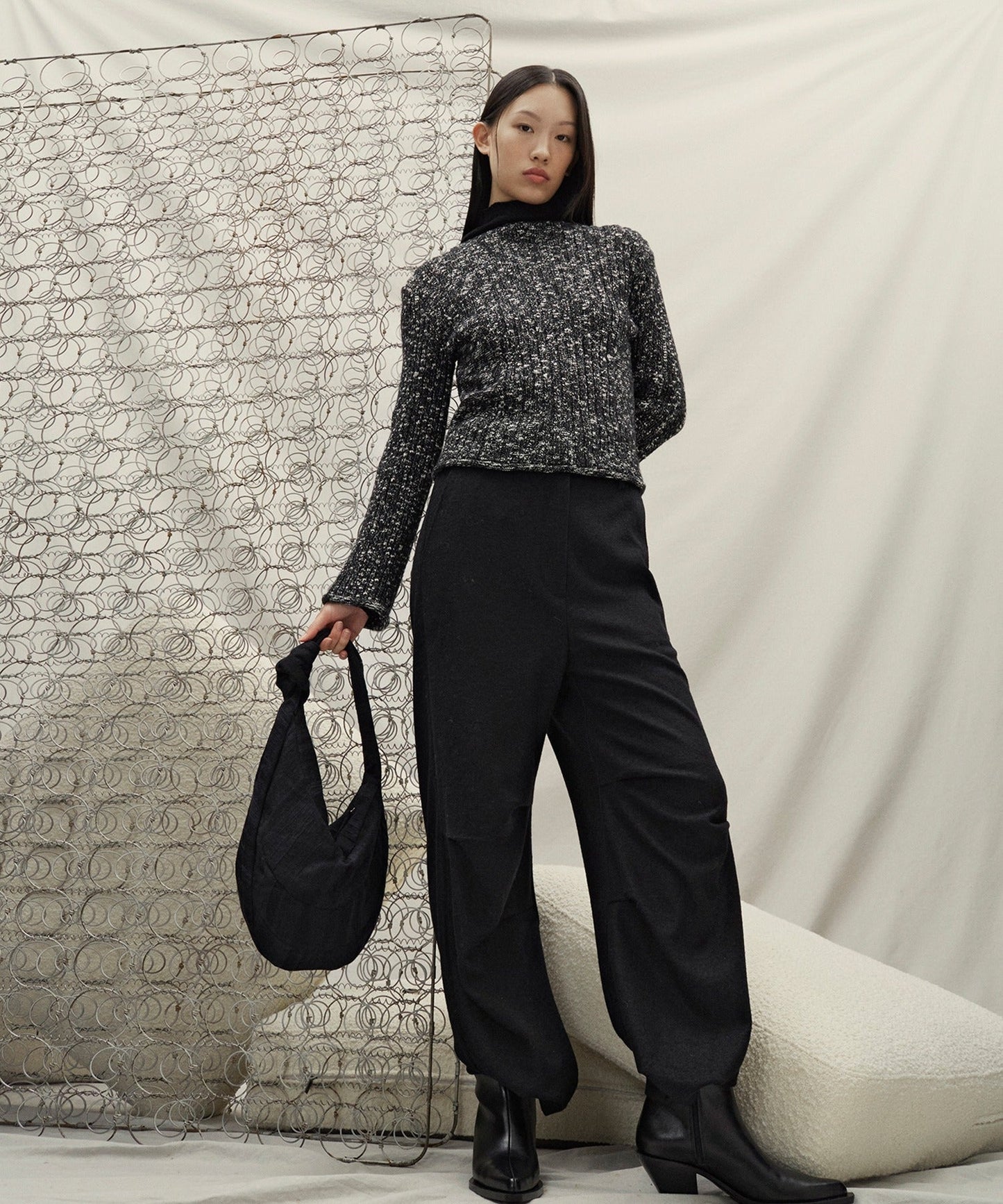 anggae/アンゲ KNOT TUBE BAG (S) ショルダーバッグ