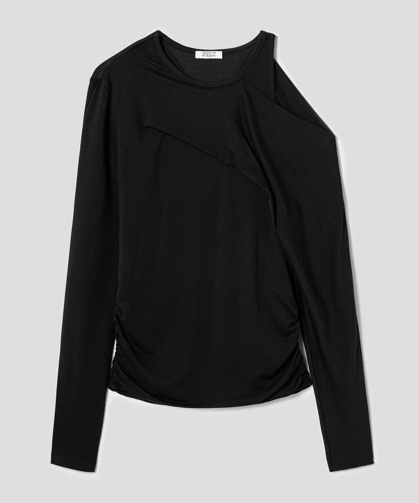 anggae/アンゲ PETAL OFF SHOULDER T-SHIRT カットソー