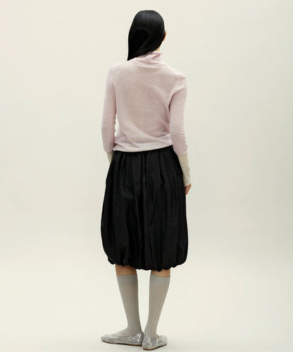 anggae/アンゲ LAYERED TWO TONE TURTLENECK タートルネックトップス