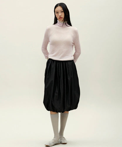 anggae/アンゲ LAYERED TWO TONE TURTLENECK タートルネックトップス