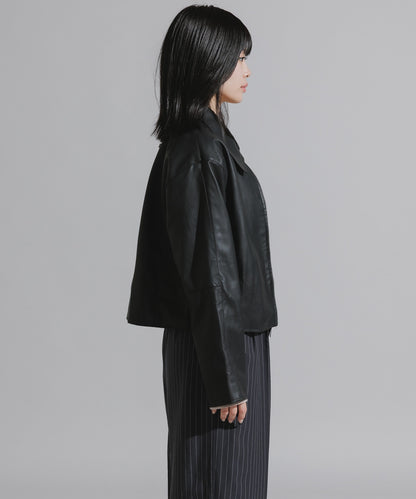 Chick / Faux Suede Full-Zip Blouson
