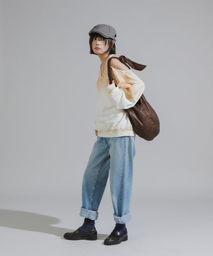 Mura-dyed Laser Back Sweatshirt