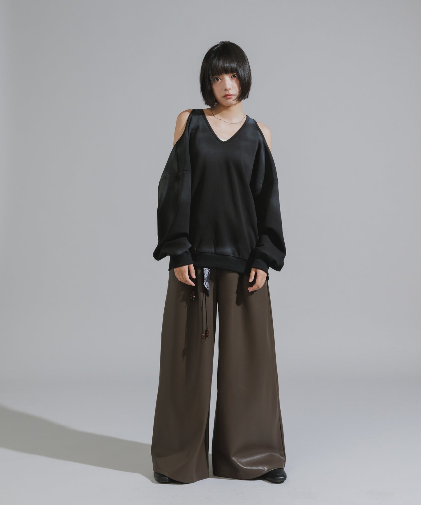 Mura-dyed Laser Back Sweatshirt