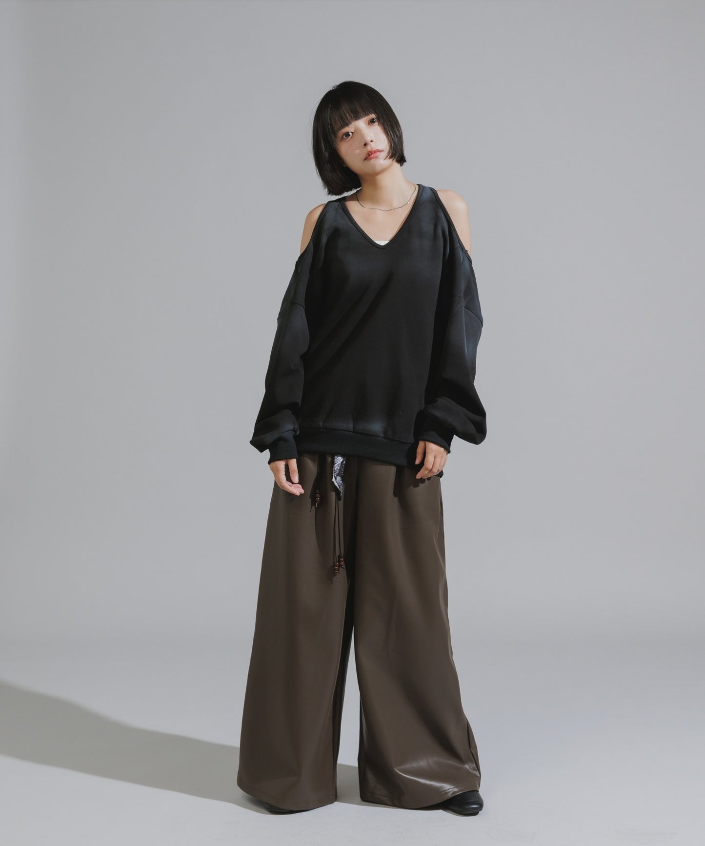 Mura-dyed Laser Back Sweatshirt