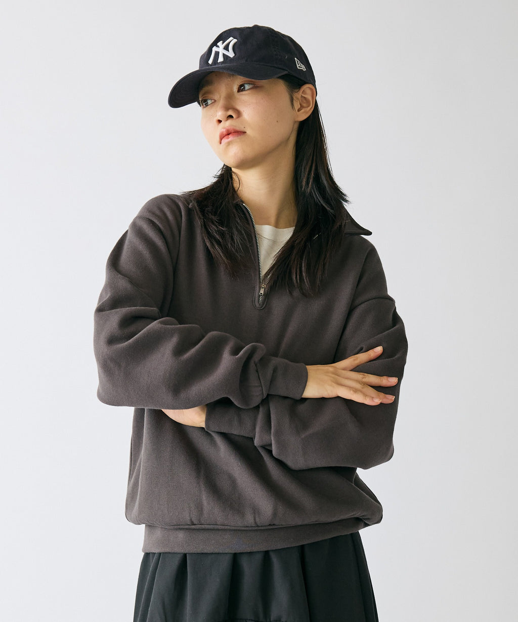Healthknit / Classic Sweat Collared Half Zip ハーフジップスウェット