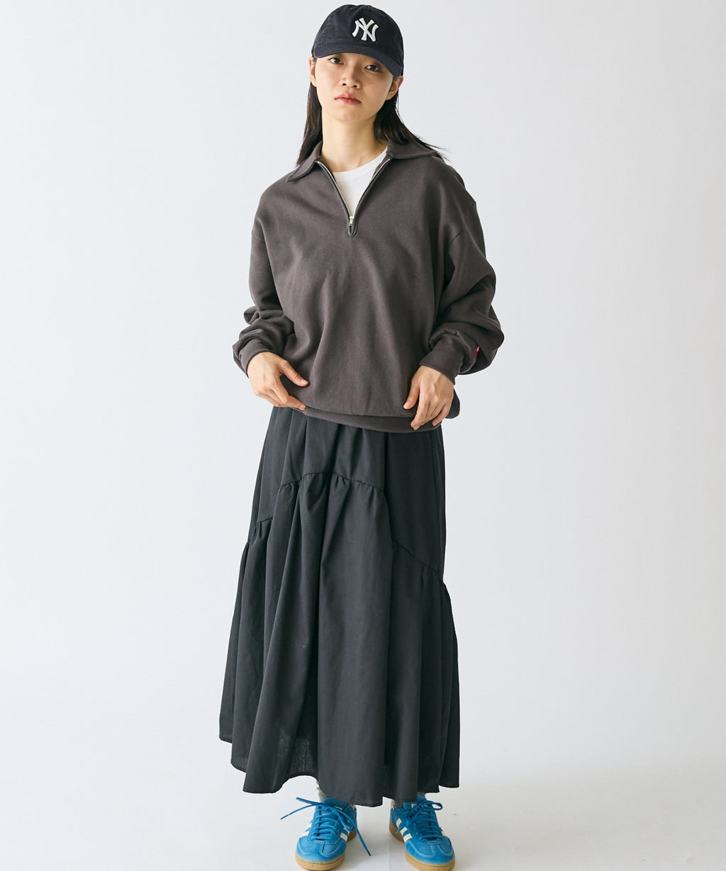 Healthknit / Classic Sweat Collared Half Zip ハーフジップスウェット