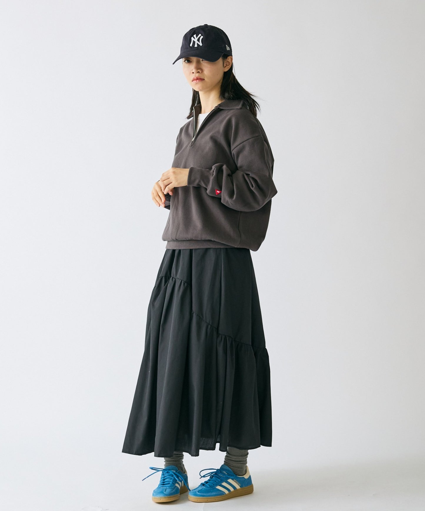 Healthknit / Classic Sweat Collared Half Zip ハーフジップスウェット