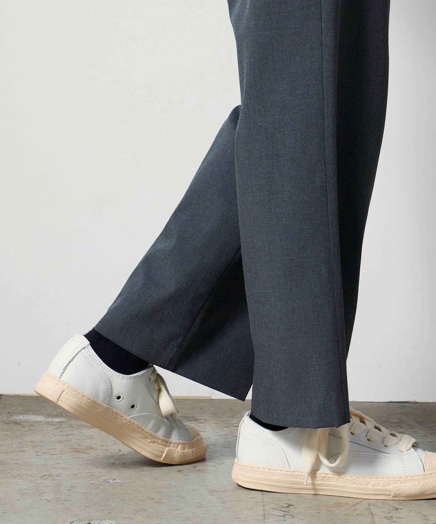 General Scale. Maison MIHARA YASUHIRO / TRENT/Leather Low-Top