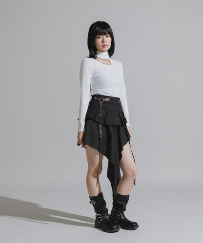 Chick / Engineer boots with side straps