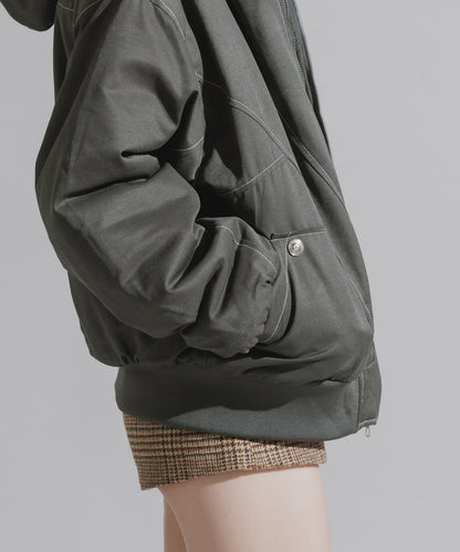 Chick / N2B-Style Faux Fur Hooded Blouson