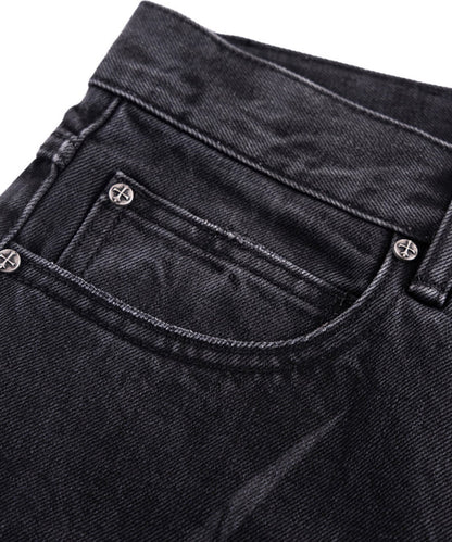SUPPLIER / Vintage Wash Tribal Double Knee Baggy Jeans