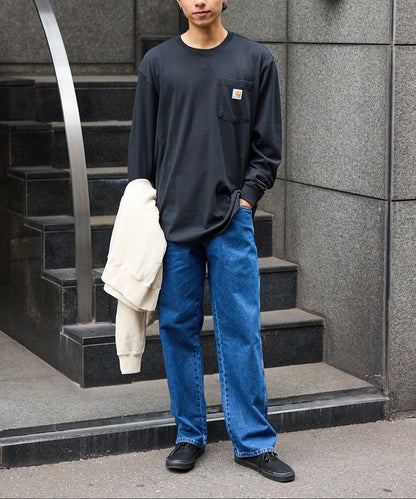 Carhartt / Loose Fit Heavyweight Long-Sleeve Pocket 1889 Graphic T-Shirt