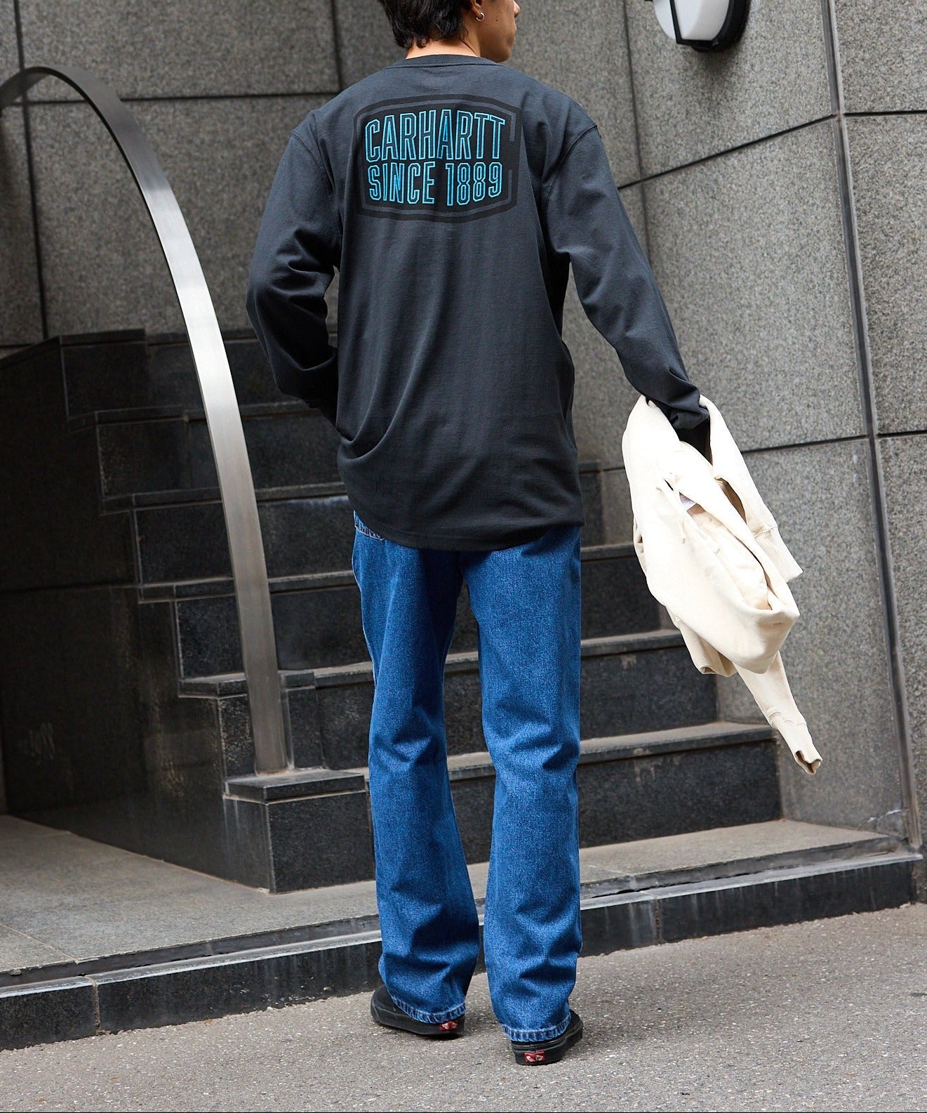 Carhartt / Loose Fit Heavyweight Long-Sleeve Pocket 1889 Graphic T-Shirt