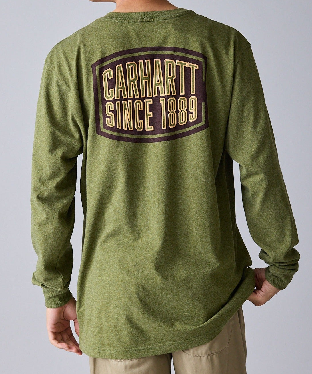 Carhartt / Loose Fit Heavyweight Long-Sleeve Pocket 1889 Graphic T-Shirt