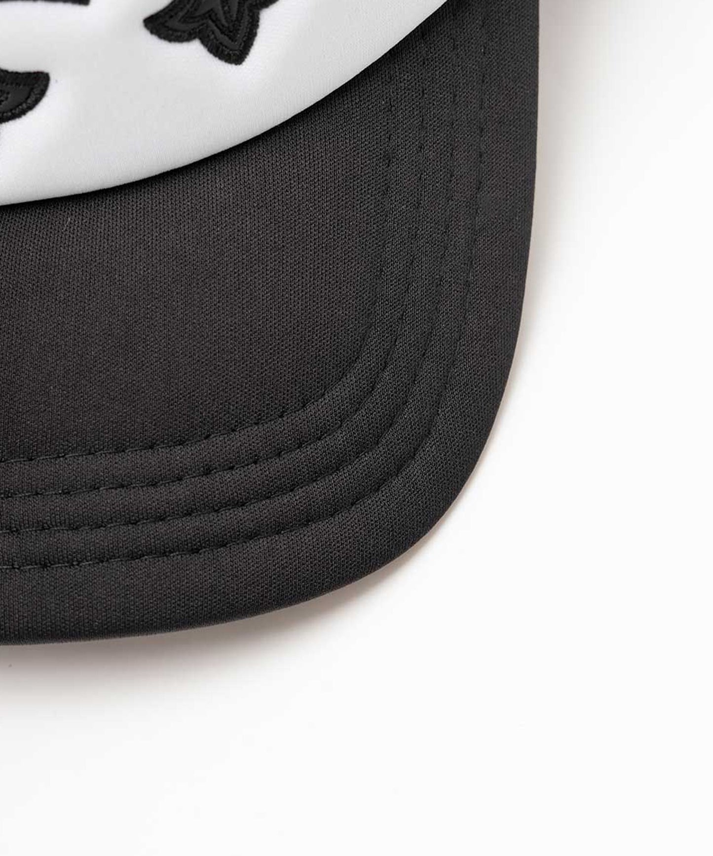 SUPPLIER / Cross Leather Patch Mesh Cap