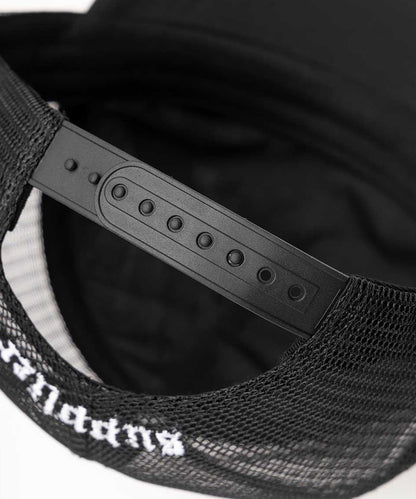 SUPPLIER / Cross Leather Patch Mesh Cap