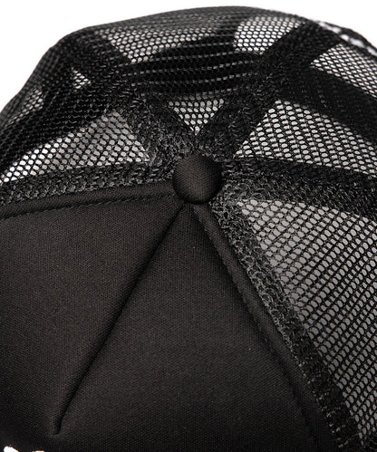 SUPPLIER / Cross Leather Patch Mesh Cap