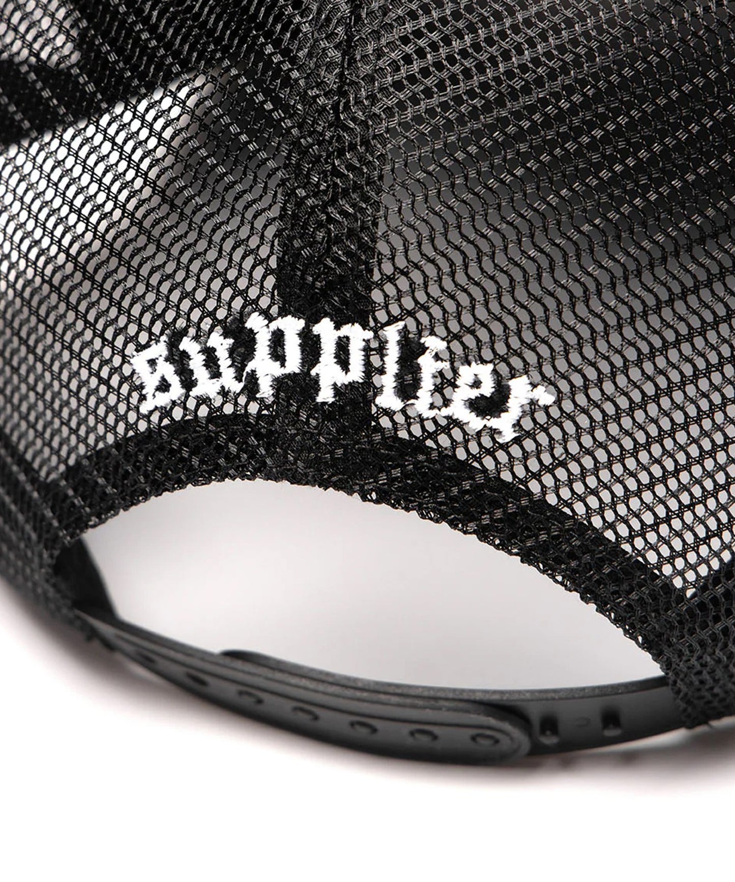 SUPPLIER / Cross Leather Patch Mesh Cap