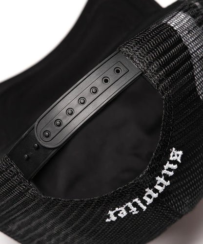 SUPPLIER / Cross Leather Patch Mesh Cap