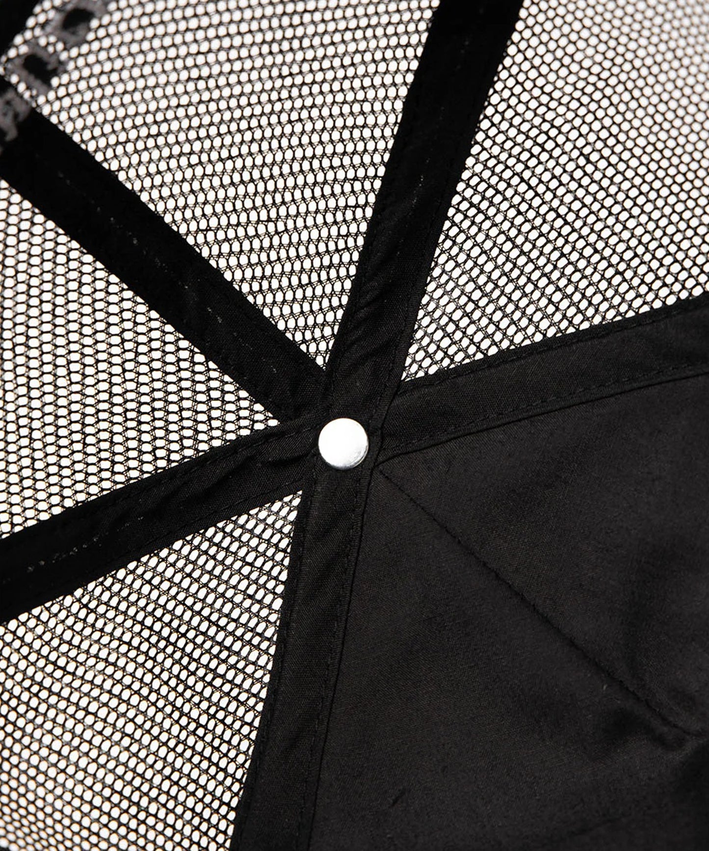 SUPPLIER / Cross Leather Patch Mesh Cap