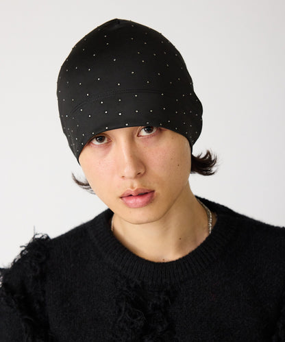 SUPPLIER / Rhinetone Skull Cap Beanie