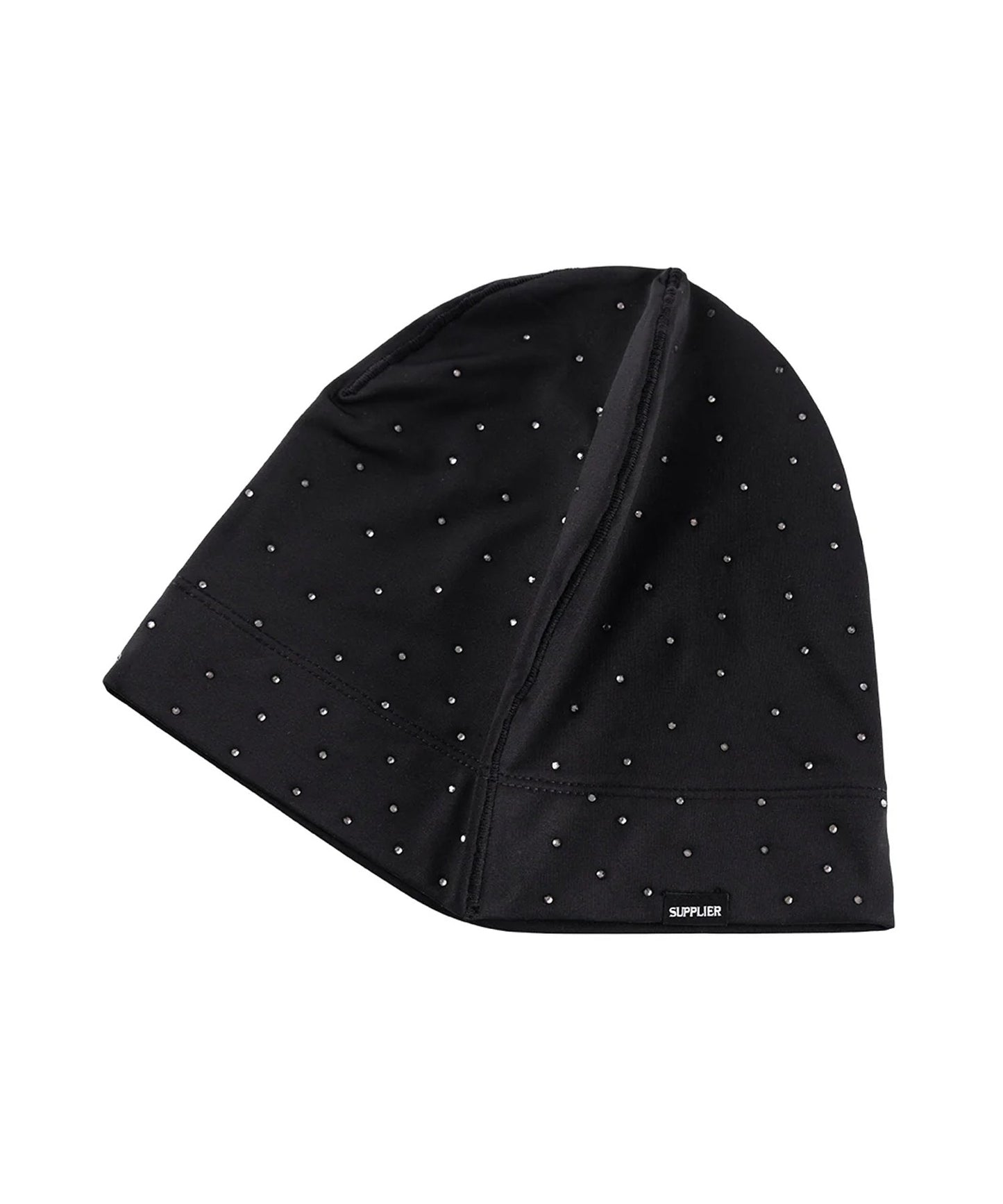 SUPPLIER / Rhinetone Skull Cap Beanie