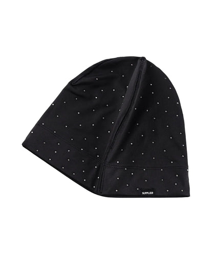 SUPPLIER / Rhinetone Skull Cap Beanie