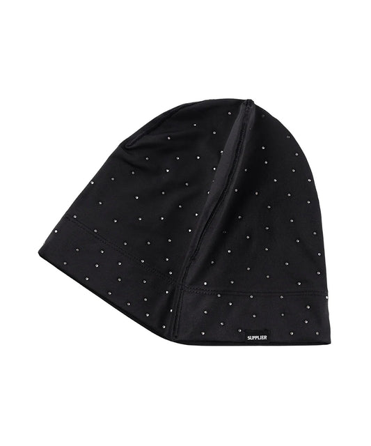 SUPPLIER / Rhinetone Skull Cap Beanie
