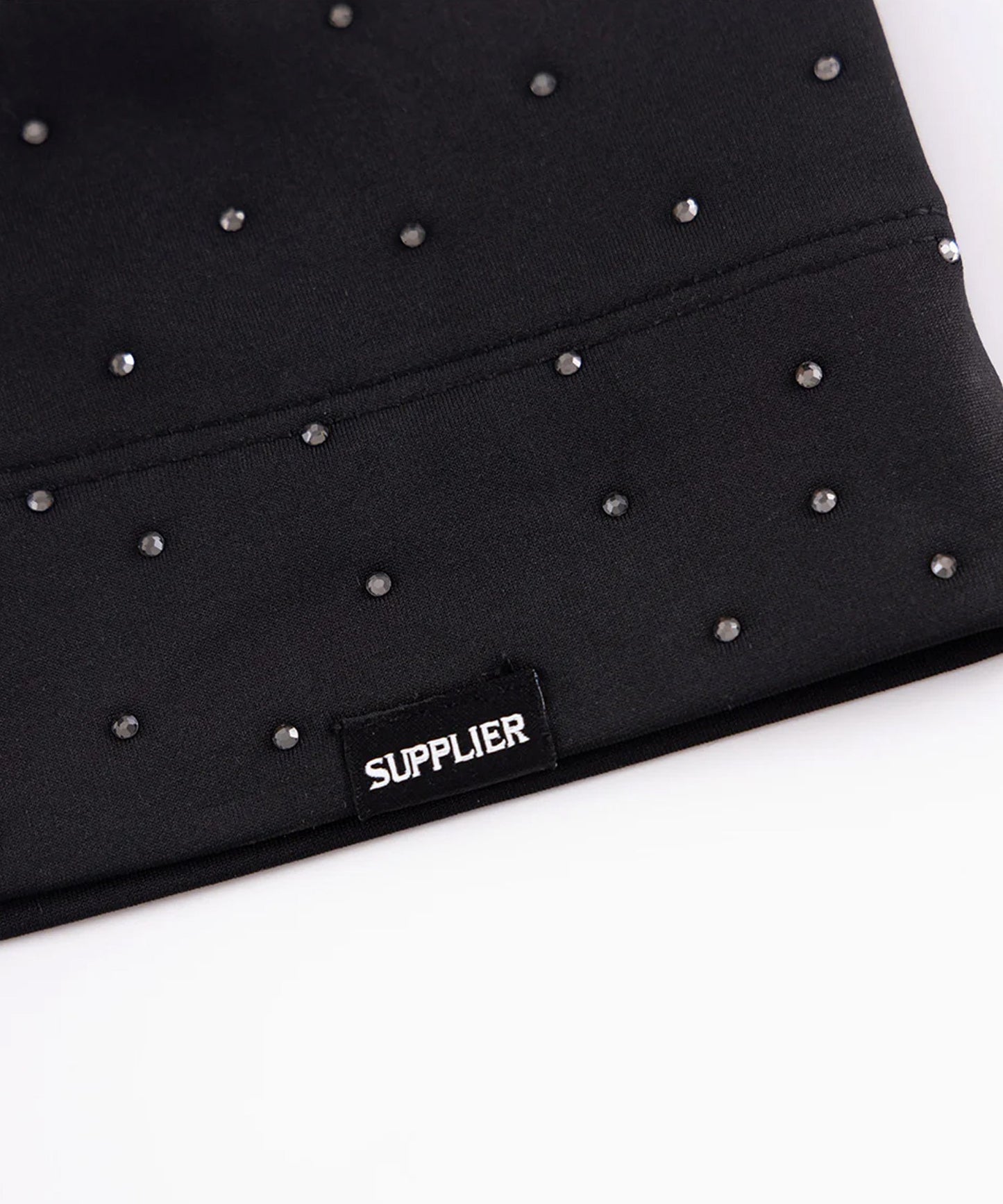 SUPPLIER / Rhinetone Skull Cap Beanie
