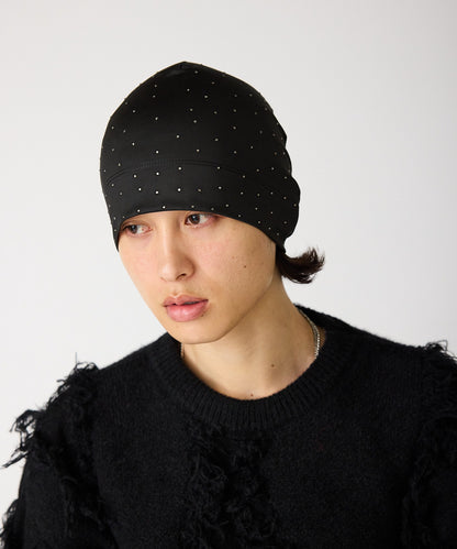 SUPPLIER / Rhinetone Skull Cap Beanie