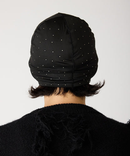 SUPPLIER / Rhinetone Skull Cap Beanie