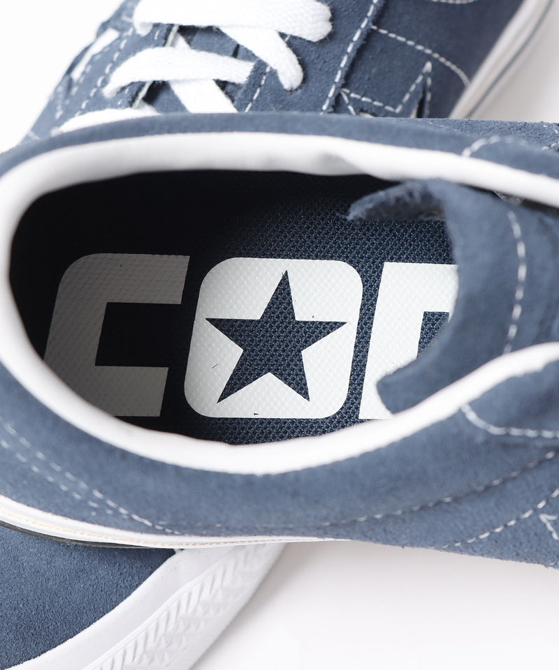CONS/コンズ CONS ONE STAR PRO SUEDE LOW / NAVY SUEDE(A04154C) / EGRET(172950C) スニーカー