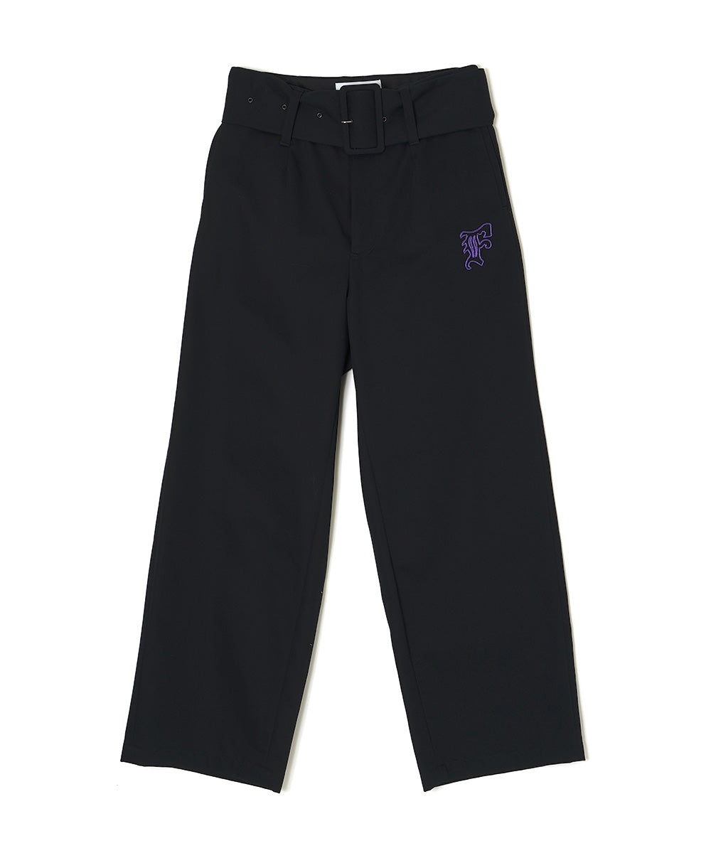 FACETASM / BELTED BIG HEART PANTS