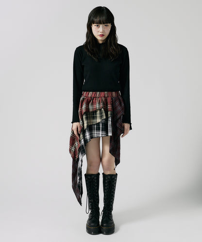 Chick / Check Layered Skirt チェックレイヤードスカート
