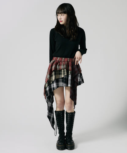 Chick / Check Layered Skirt チェックレイヤードスカート