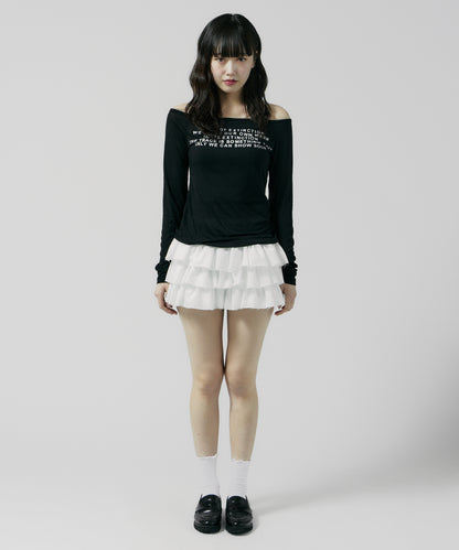 Chick / Frill Mini Skirt フリル ミニスカート