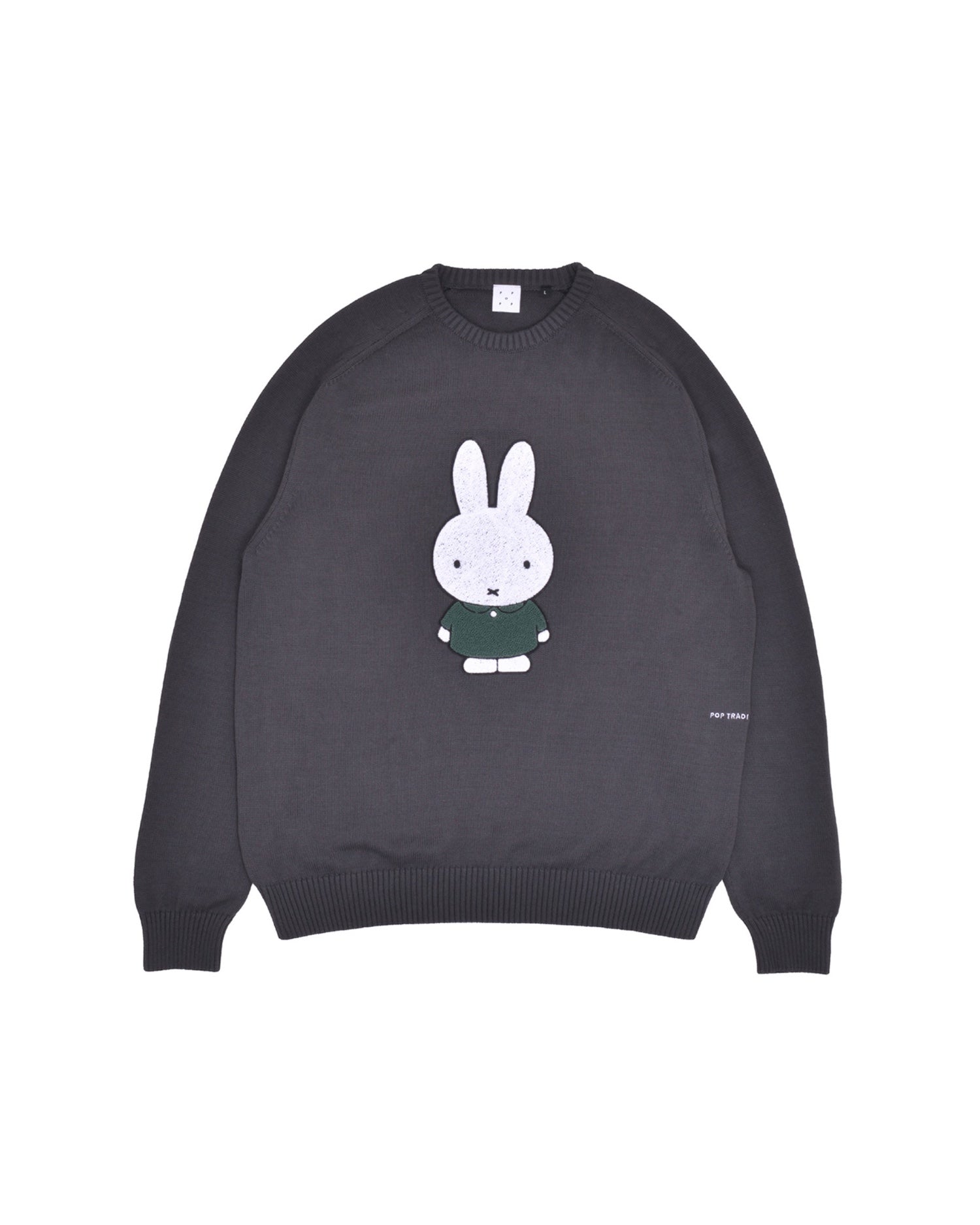 POP×miffy knitted crewneck