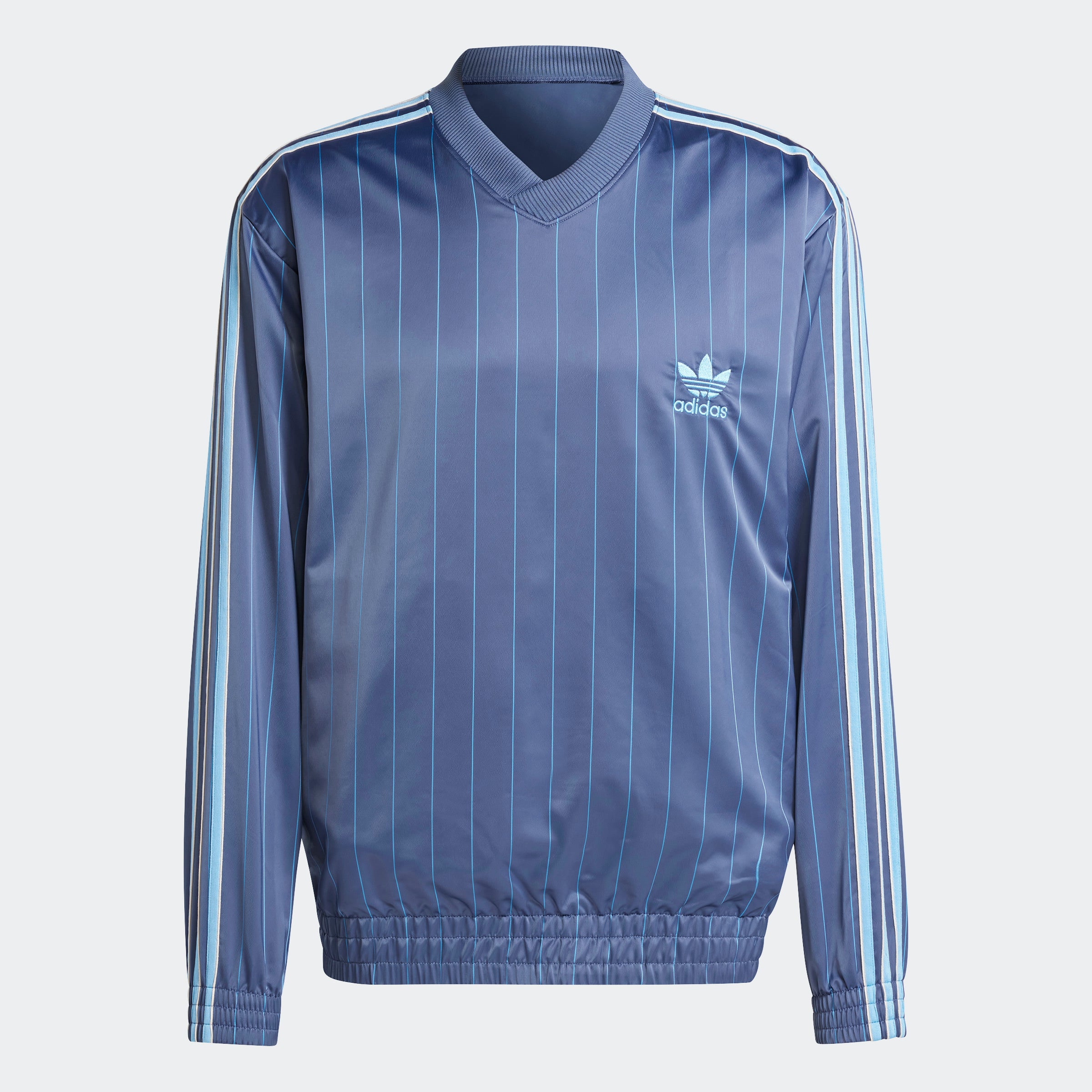 PINSTRIPE WINDBREAKER-NIGHT INDIGO