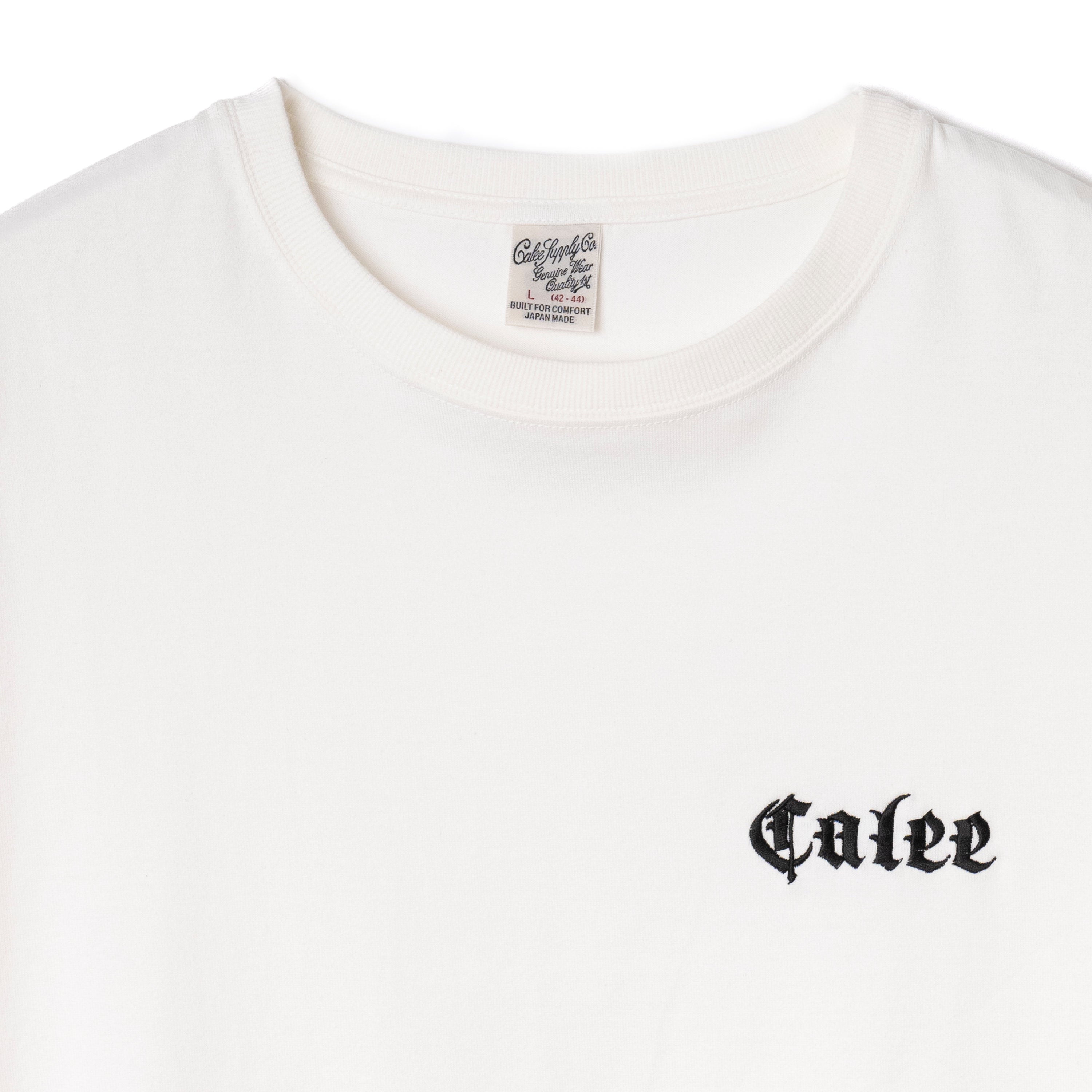 別注 EMBROIDERY CALEE LOGO DROP TEE