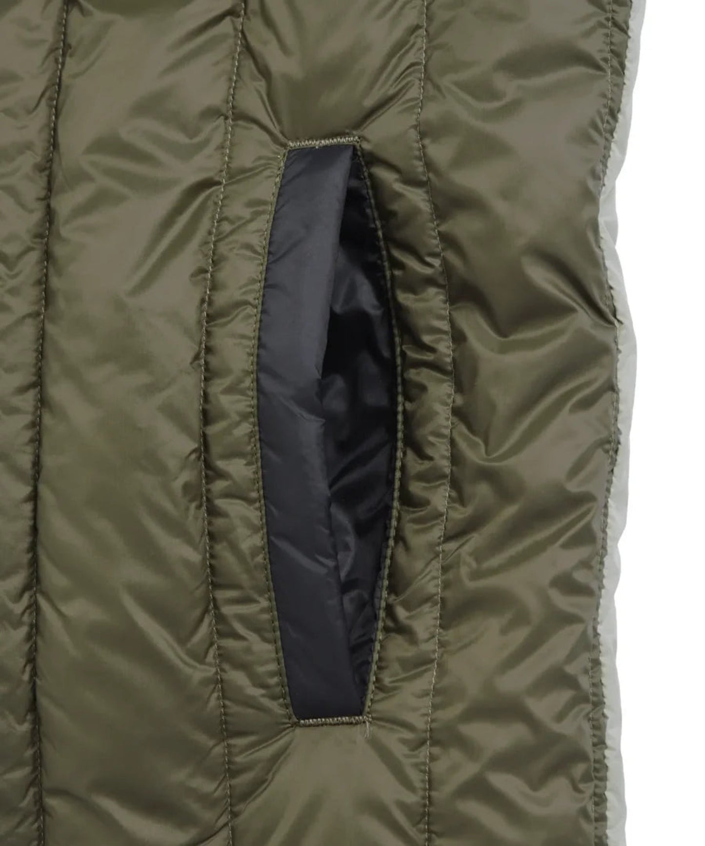 TAION / REVERSIBLE CHINA BUTTON INNER DOWN VEST