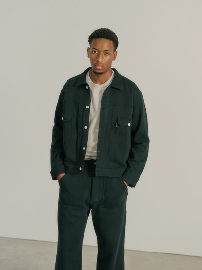 RUSSELL × BerBerJin  / Pro Cotton & Loopback Terry Sweat Trucker Jacket 111263-023