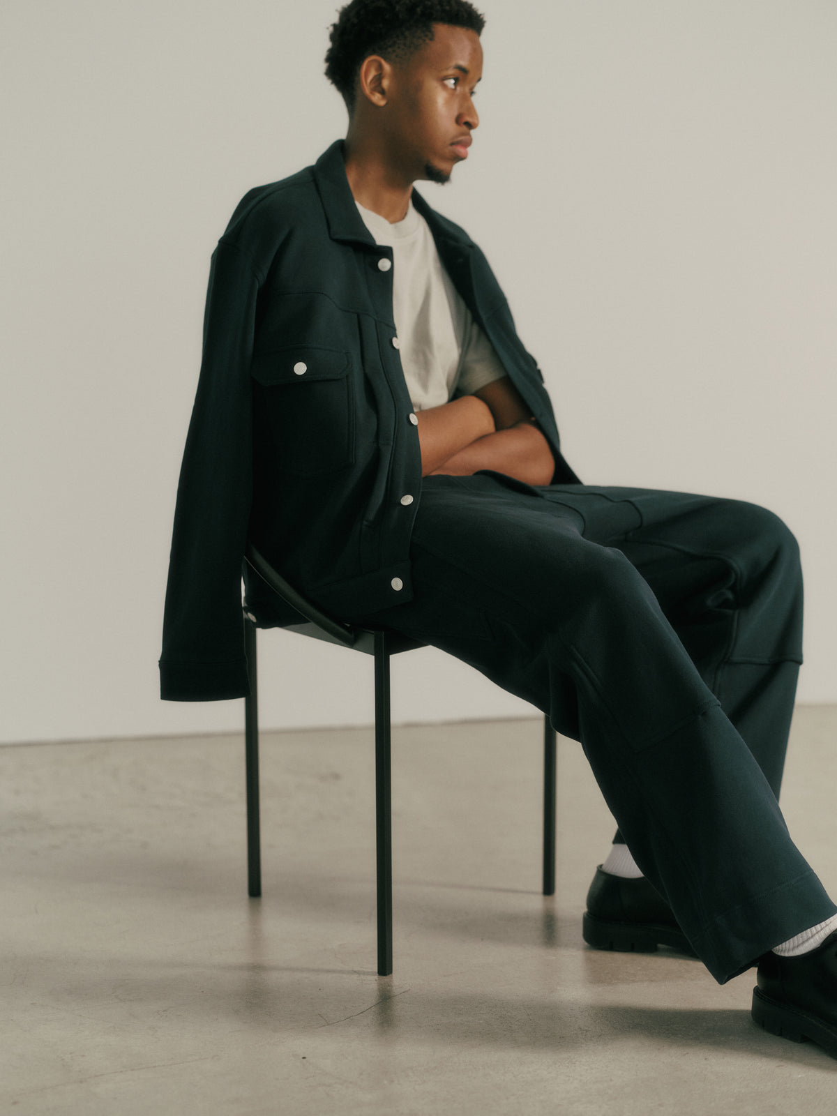 RUSSELL × BerBerJin  / Pro Cotton & Loopback Terry Sweat Trucker Jacket 111263-023