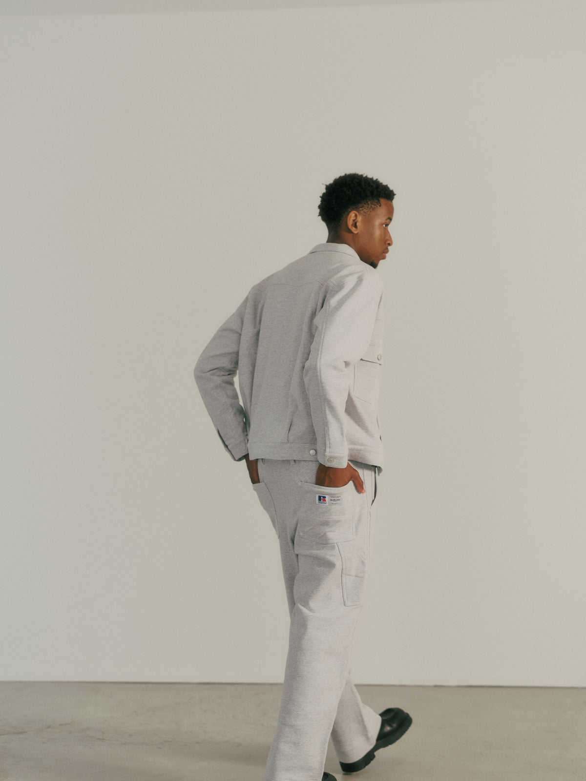 RUSSELL × BerBerJin  / Pro Cotton Loopback Terry Sweat Double Knee Sweat PT 111263-024
