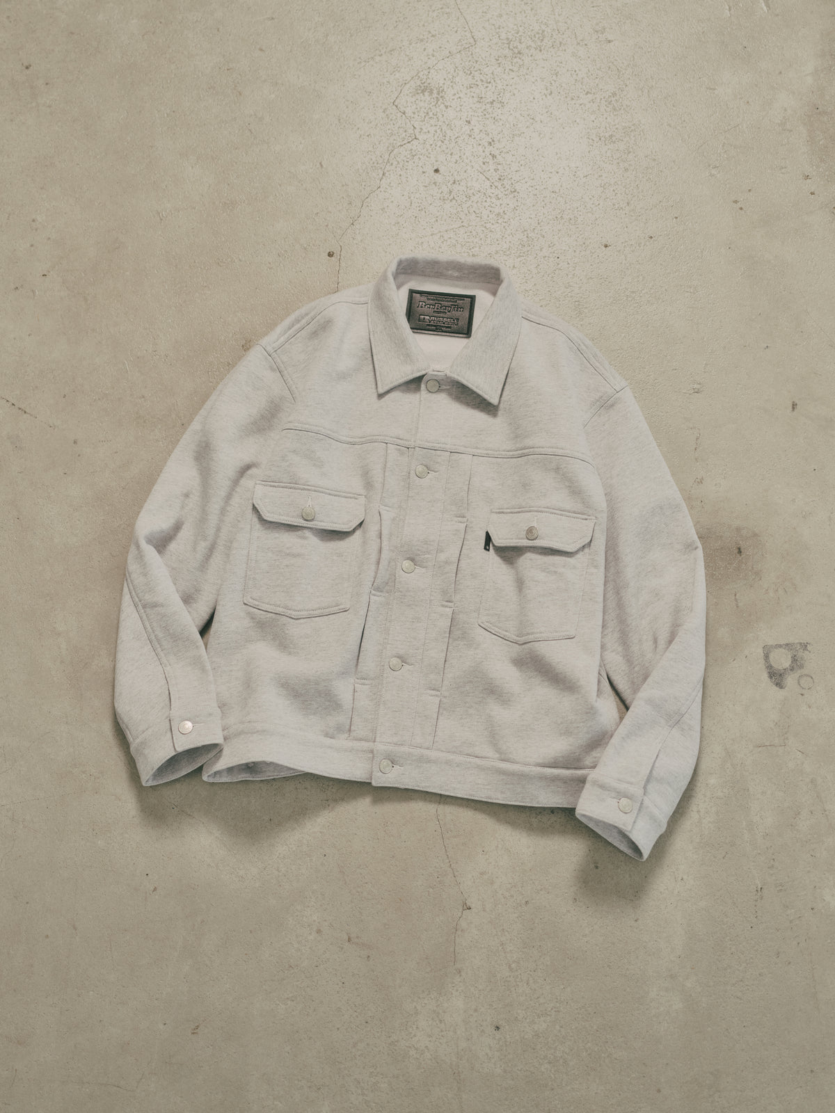 RUSSELL × BerBerJin  / Pro Cotton & Loopback Terry Sweat Trucker Jacket 111263-023