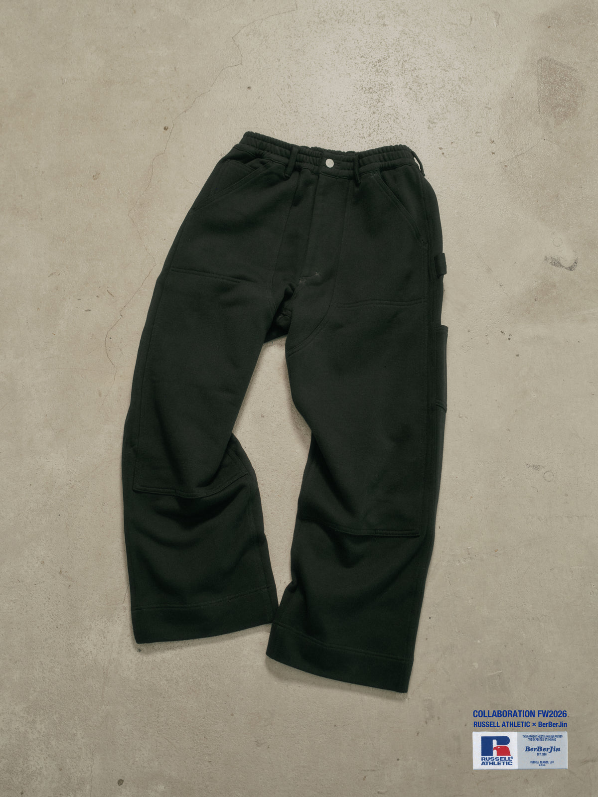 RUSSELL × BerBerJin  / Pro Cotton Loopback Terry Sweat Double Knee Sweat PT 111263-024